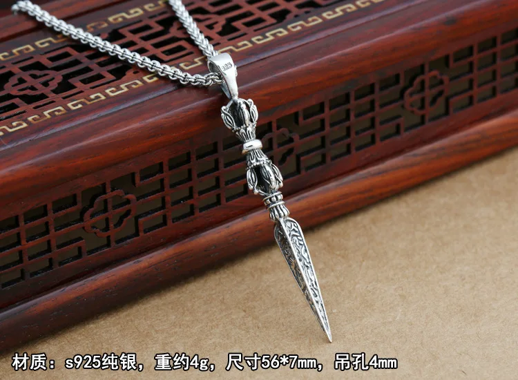 Мужские Подвески Vajra из серебра 925 пробы в готическом стиле | Украшения и