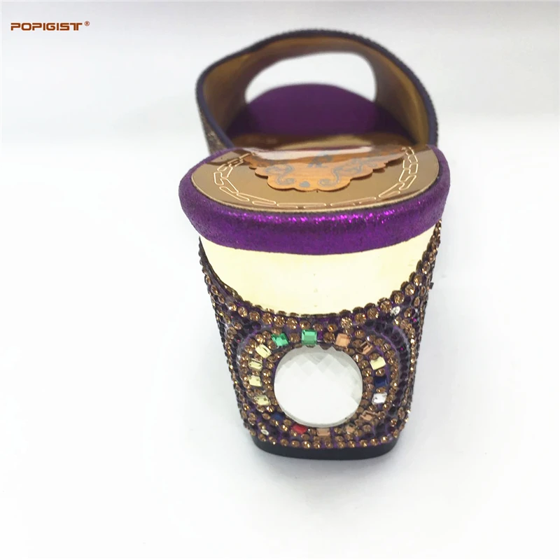 2018 золотистый комплект из туфель и сумочки в африканском стиле Итальянская обувь