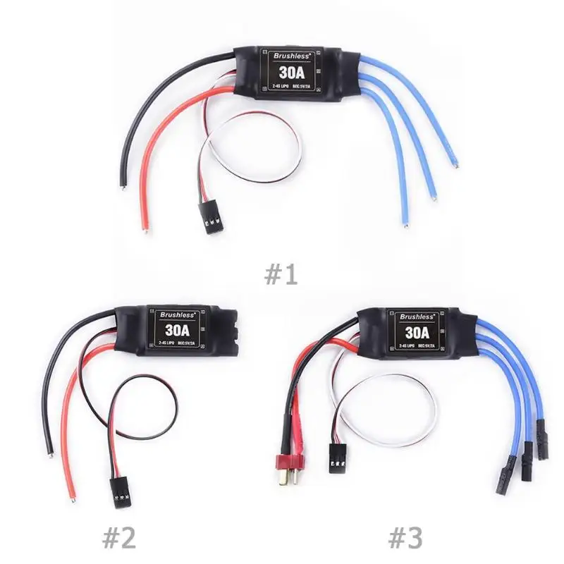 Бесщеточный двигатель XXD 30A ESC для радиоуправляемого самолета вертолета