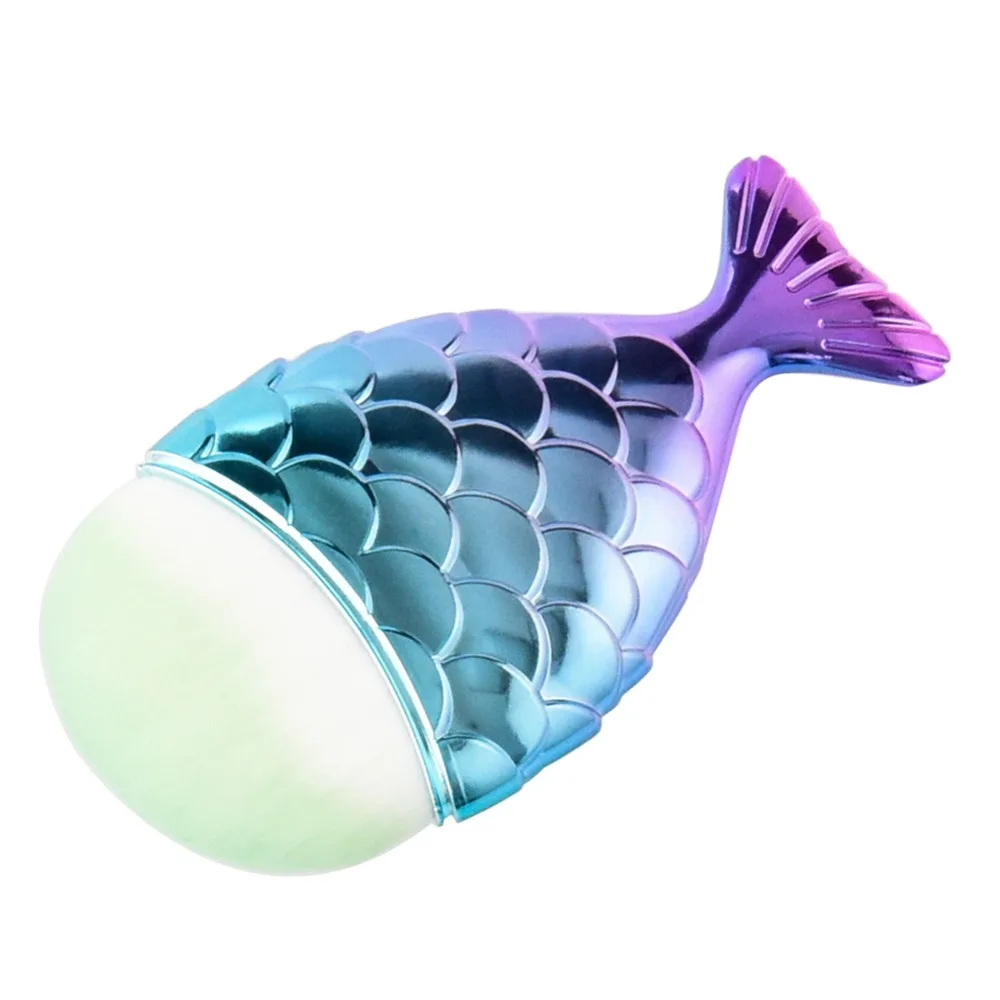 1 шт. кисти русалки с рыбьим хвостом для пудры румян основы контура растушевки