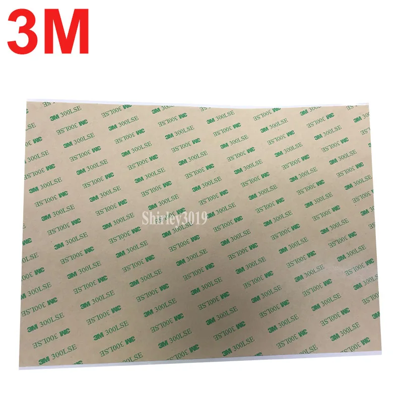 50pcs 3M 9495LE 300LSE Clear Transparent Double Side Adhesive Transfer Tape 30cm*30cm 300mmx300mm