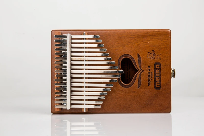 17 клавиш калимба с инструкцией Портативный игрушечное пианино mbira санза красного