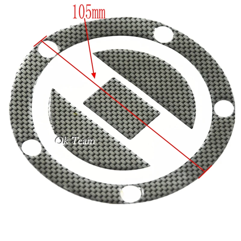 1 шт. универсальная накладка на бак из углеродного волокна для мотоцикла