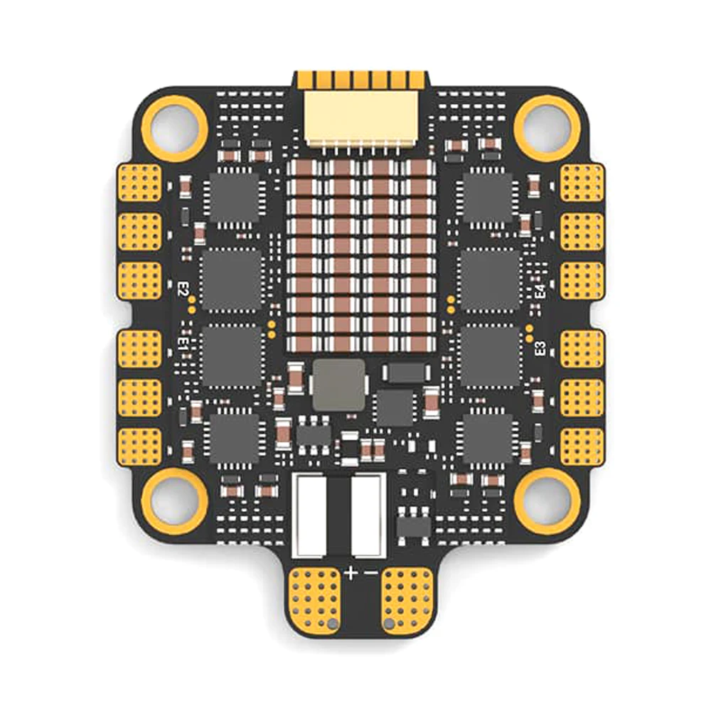 DALRC Rocket 50A 4 в 1 ESC 3S 6S blheli _ 32 поддержка Dshot1200 Multishot Brushless & F722 DUAL Flight controller|Детали и