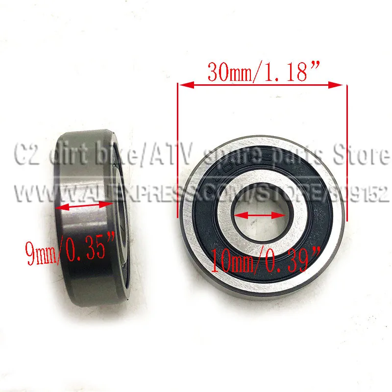 2шт подшипник 6200 6200Z подходит для карманного велосипеда руль рулевая тяга мини Байк маленький квадроцикл
