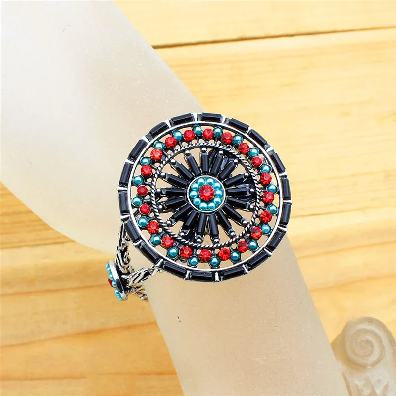 Ручной работы Смола подсолнечника браслет Богемия для Для женщин Античная