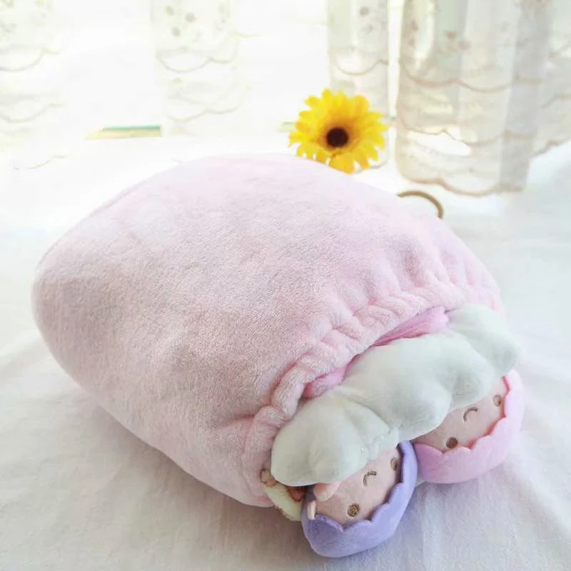 Kawaii Мультфильм Близнецы плюшевые подушки + одеяло держать подушку игрушки Дети