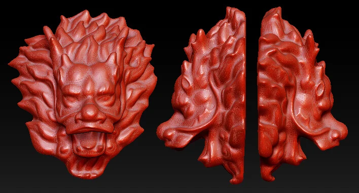 3D модель для ЧПУ резная фигурка скульптурная машина в формате STL китайская
