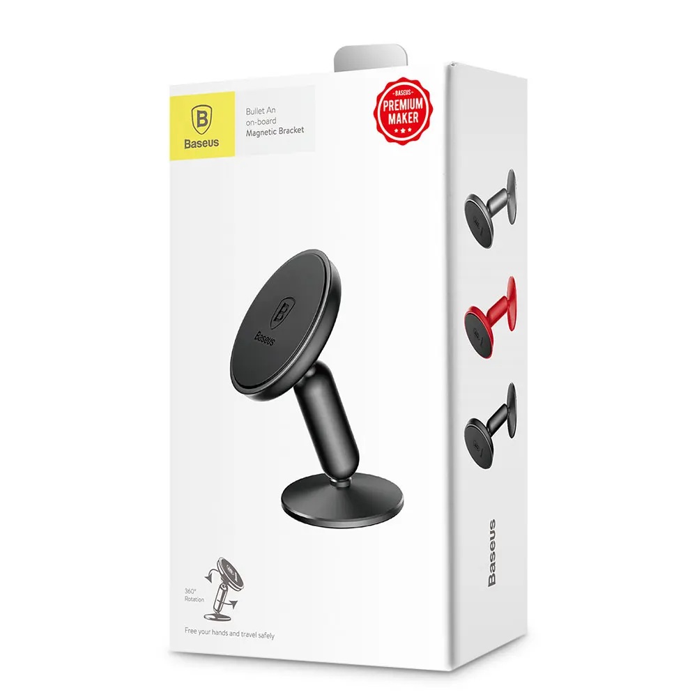 Baseus Автомобильный держатель для телефона на магните 360 Степень GPS магнитный