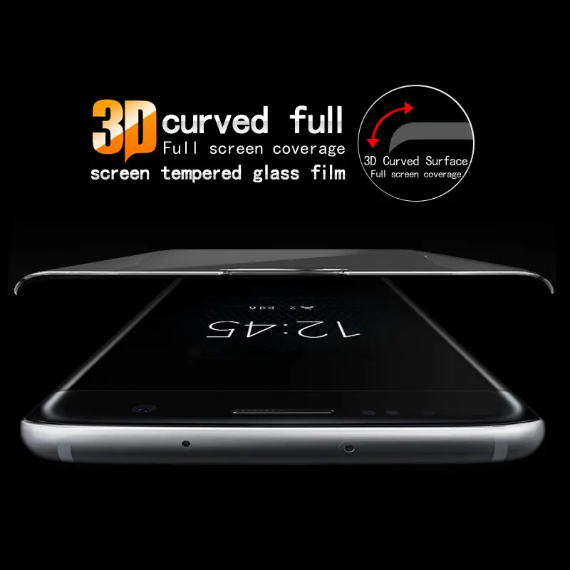 Закаленное 3d-стекло для Sony Xperia XA1 изогнутое полное покрытие G3112 G3116 защита двух