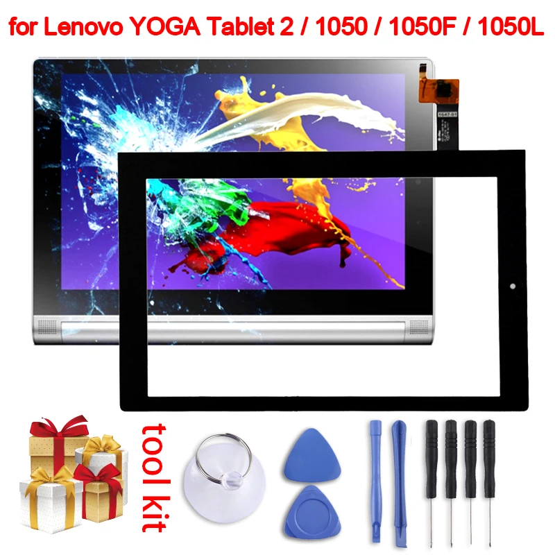 Сменный сенсорный экран для Lenovo YOGA Tablet 10 1 дюйма 2/1050 / 1050F 1050L|ЖК-экраны и панели
