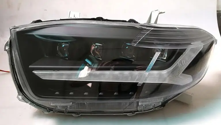 2 шт. 2008 2009 2010 2011y налобный фонарь для Toyota фара Highlander All in Светодиодный динамический