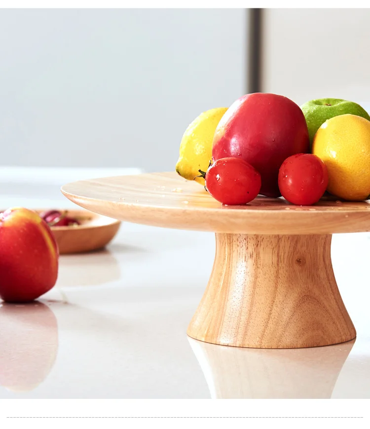 12 дюймов деревянная подставка для торта в японском стиле Сервировочные подносы