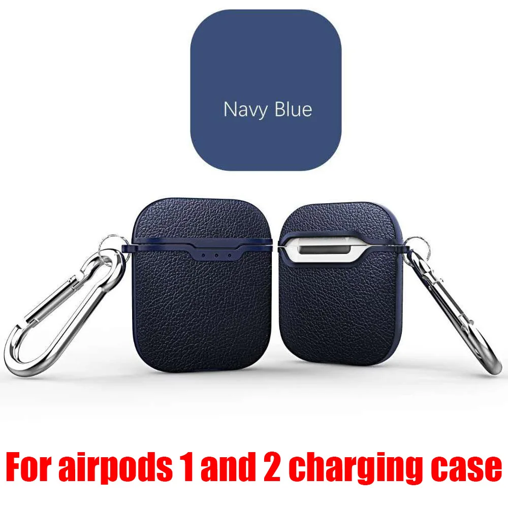 Защитный чехол s стикер для Apple AirPod коробок защитный чехол или Air Pods беспроводные наушники оболочка текстура кожи - Цвет: 1and2 charging D