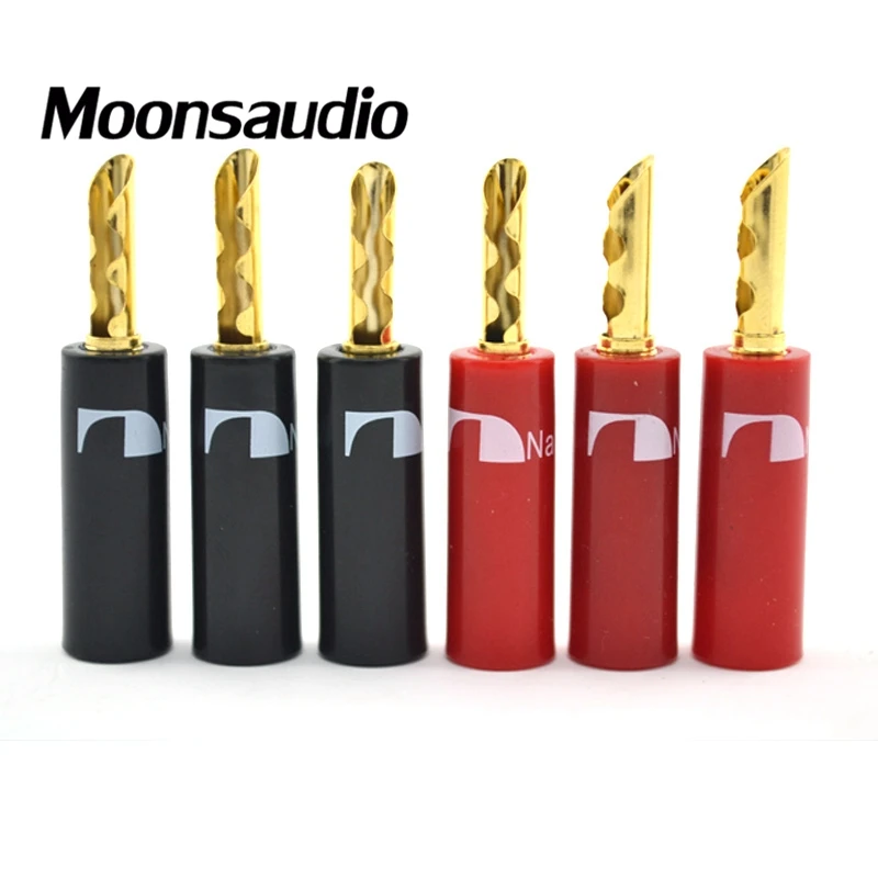 500 шт. Nakamichi BFA разъем типа банан позолоченный спикер Кабельный разъем|plug connector|plug