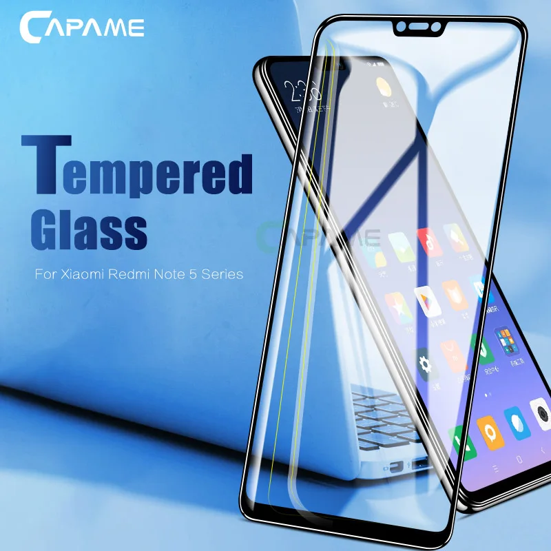 Защитное закаленное стекло CAPAME для Xiaomi Redmi 6 6A Note 5 Pro 5A Prime Plus S2 6|Защитные стёкла и