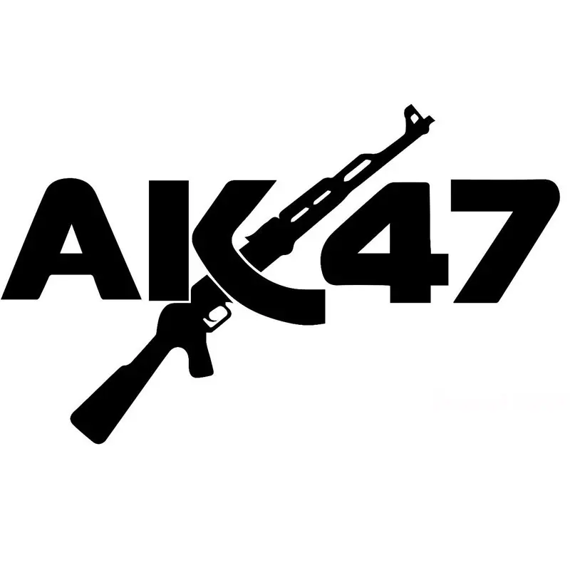 29 2 см * 17 9 AK47 пистолет автомобиль грузовик бампер наклейка на окно автомобиля