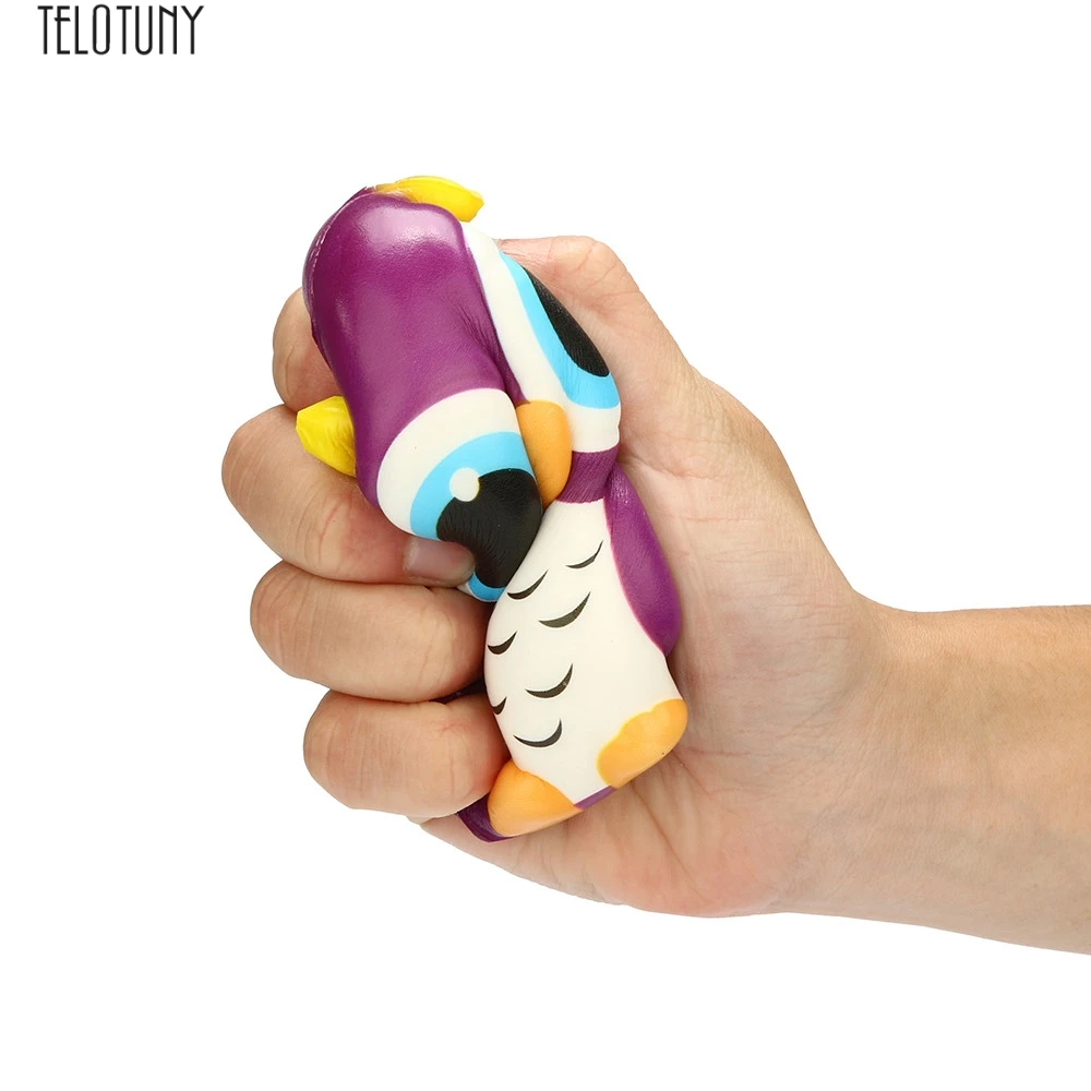 Teletuny baby squuze красивые игрушки животные Очаровательная сова сжимаемая медленно