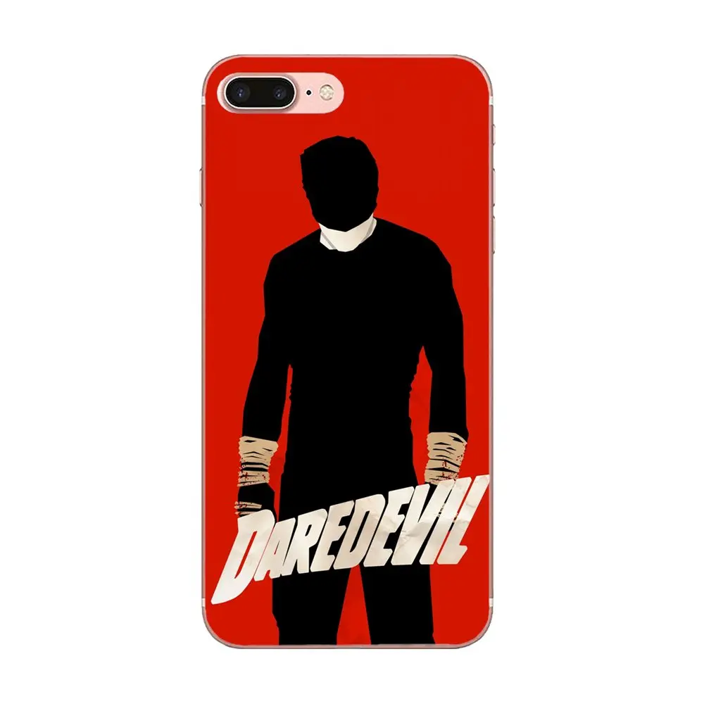Чехол из ТПУ для Xiaomi Redmi Mi Note 7 8 9 SE Pro Lite Go Play Marvel Comics Daredevil Thanos|Чехлы-накладки| |