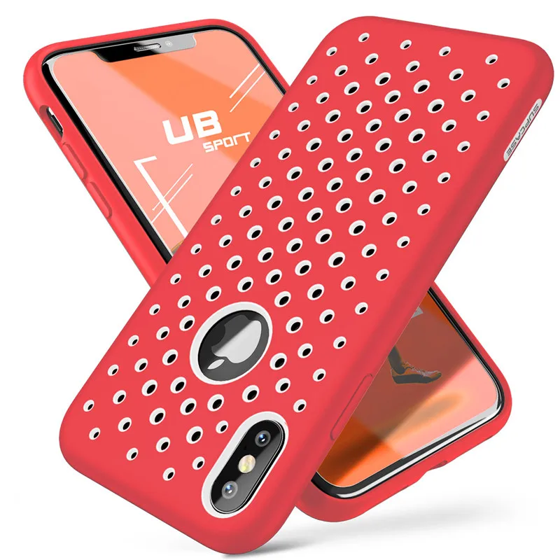 Чехол для iPhone X Xs 5 8 дюйма SUPCASE UB Спортивная Жидкая силиконовая резина Премиум