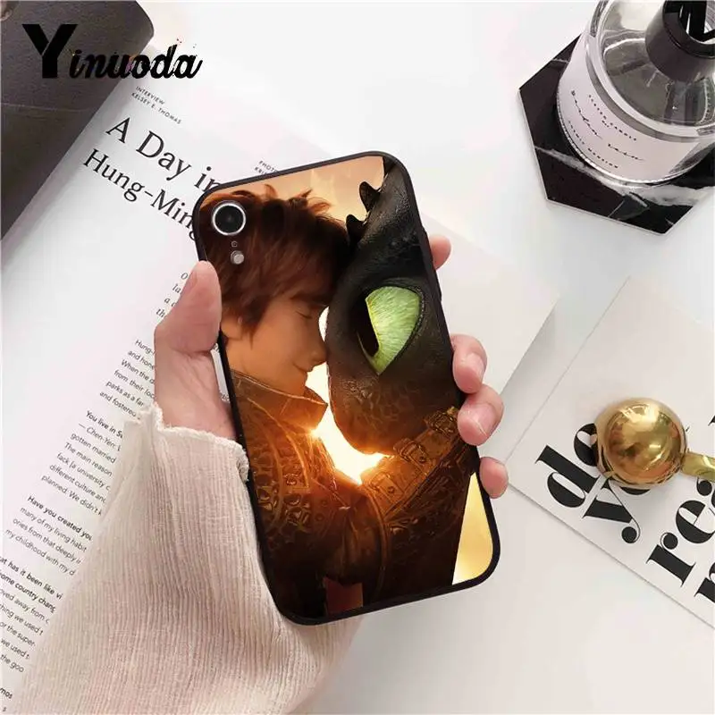 Yinuoda Беззубик Как приручить дракона милый чехол для телефона iPhone X XS MAX 6 6S 7 7plus 8 8Plus