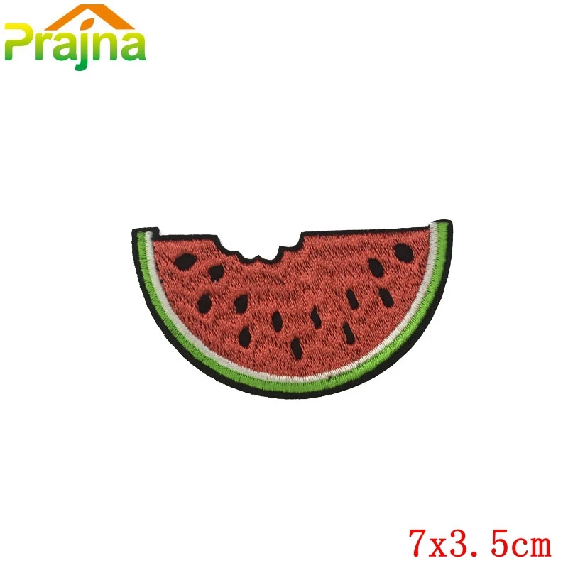 Prajna 10 шт. нашивки с фруктами недорогая вышитая нашивка наклейки для одежды милые