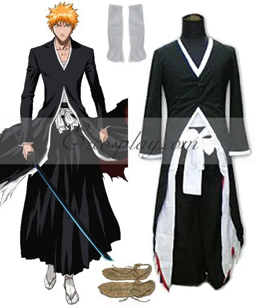Карнавальный костюм Bleach Kurosaki Ichigo Bankai E001 | Тематическая одежда и униформа