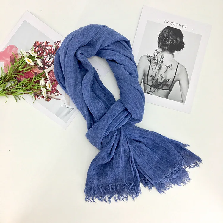 190*85 см брендовый зимний шарф для мужчин теплый мягкий с кисточками Bufandas Cachecol серый тканый мятой хлопок мужские шарфы