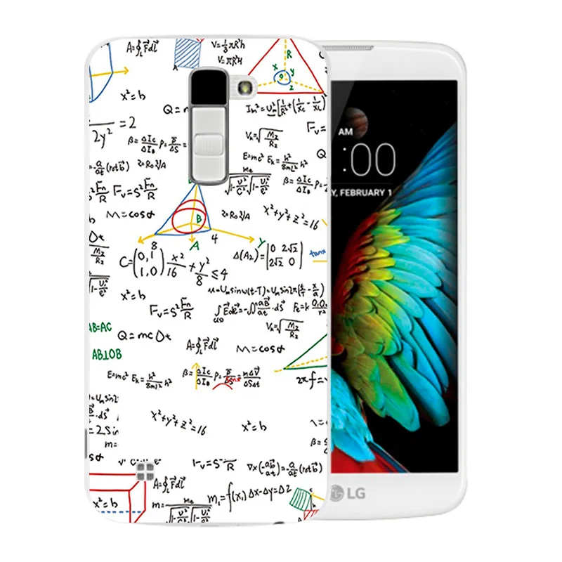 Роскошный гибкий чехол для LG K10 LTE K420N K430 K430ds F670 из мягкого ТПУ с красочным рисунком