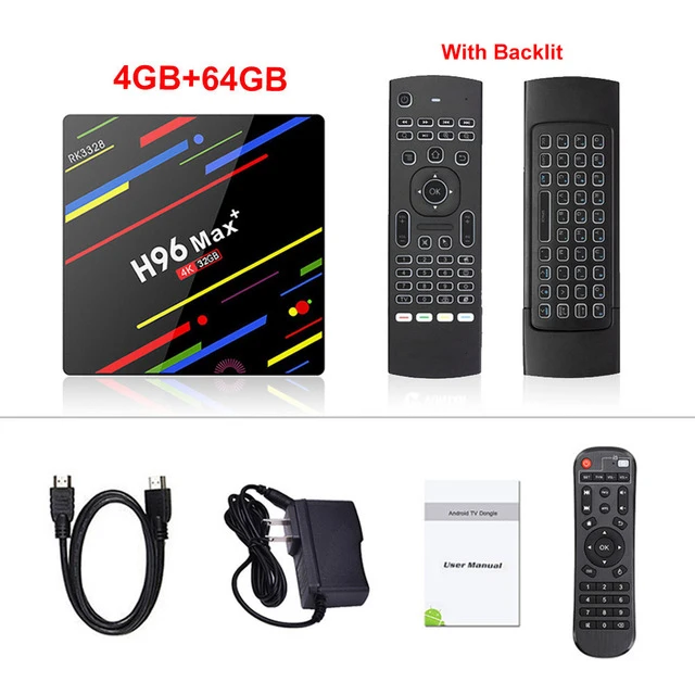 4G64G add MX3 Домашний ТВ Медиаплеер Android 8,1 телеприставка H96 MAX Plus 4 Гб ОЗУ 64 Гб ПЗУ Rockchip RK3328 4K ULTRA HD 2,4G& 5G двойной Wifi ТВ-приставка - Цвет: 4G64G add MX3