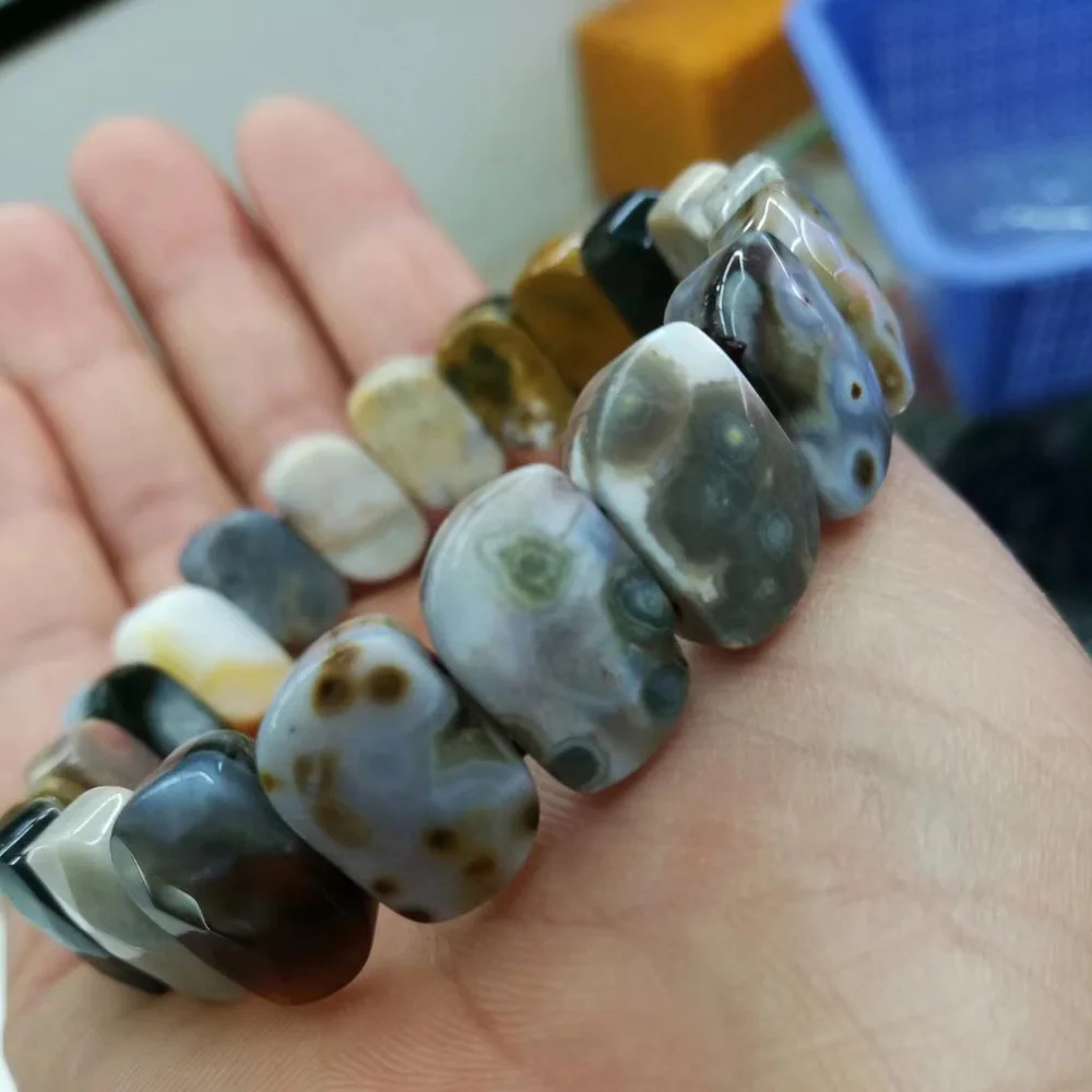 Браслет jaspers из натурального камня для женщин браслет самостоятельного