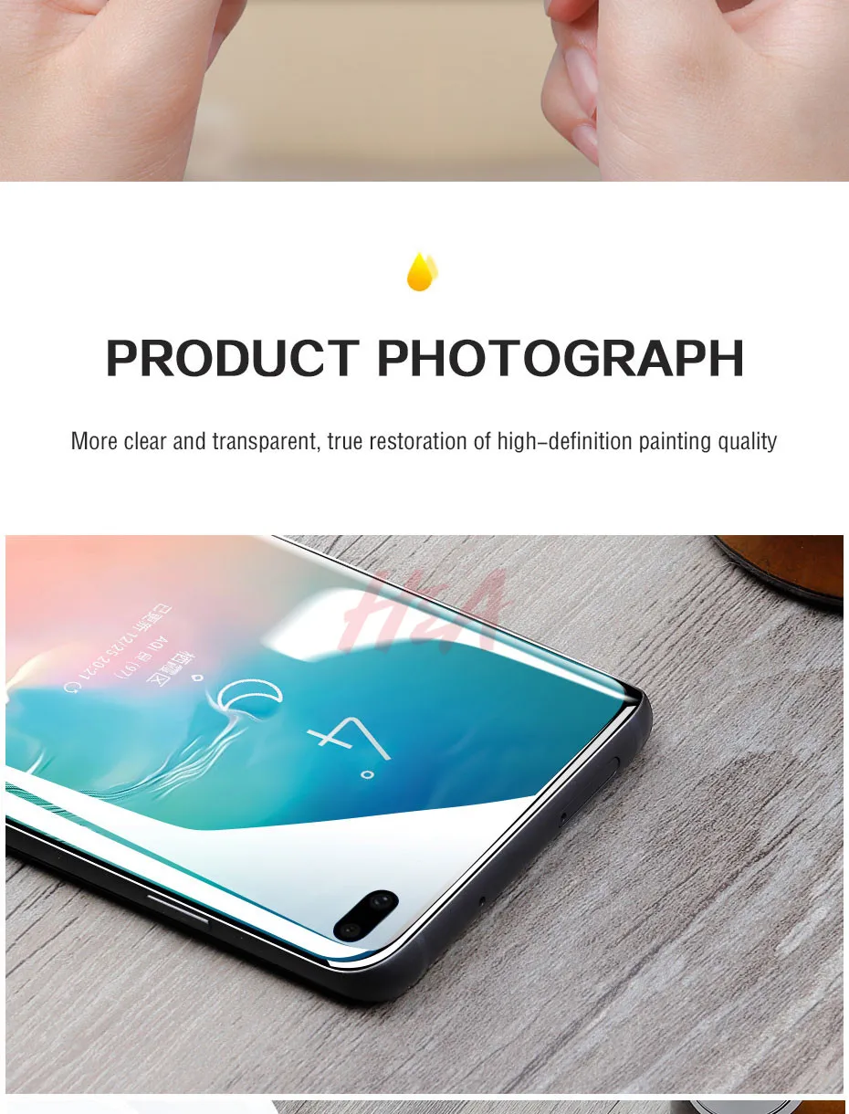 Полное покрытие, мягкая защитная пленка для экрана для samsung Galaxy S9 S8 S10 Plus S10E, Гидрогелевая пленка для samsung Note 8 9 S7 S6 Edge, не стекло
