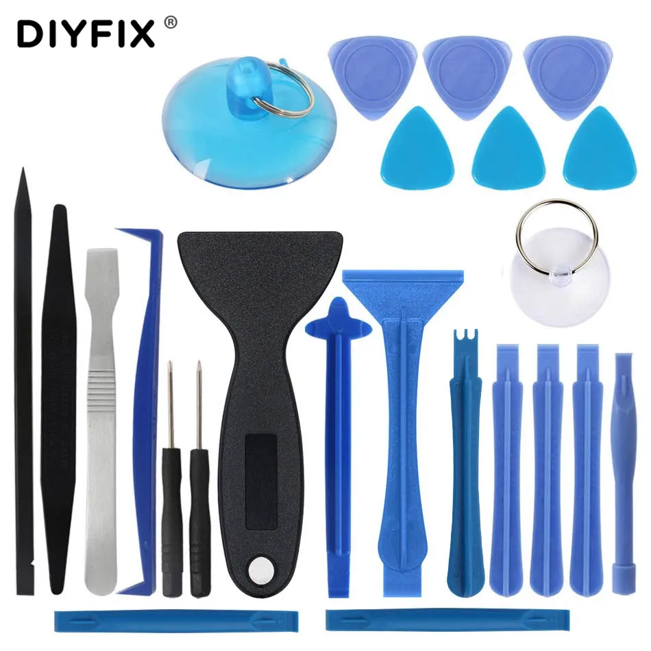 

Набор инструментов для ремонта DIYFIX, набор отверток 24 в 1 для разборки iPhone, iPad, планшетов, ноутбуков