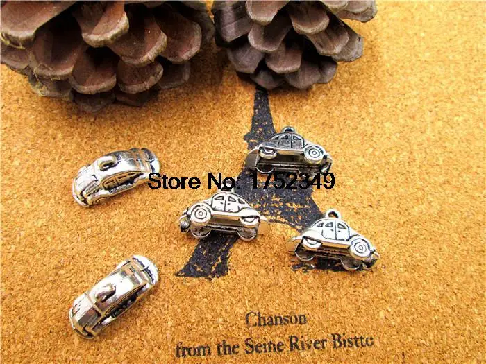 45pcs Car Charms Antique Tibetan Silver Tone 3D 13mm x 10mm 23mm once upon a time | Украшения и аксессуары
