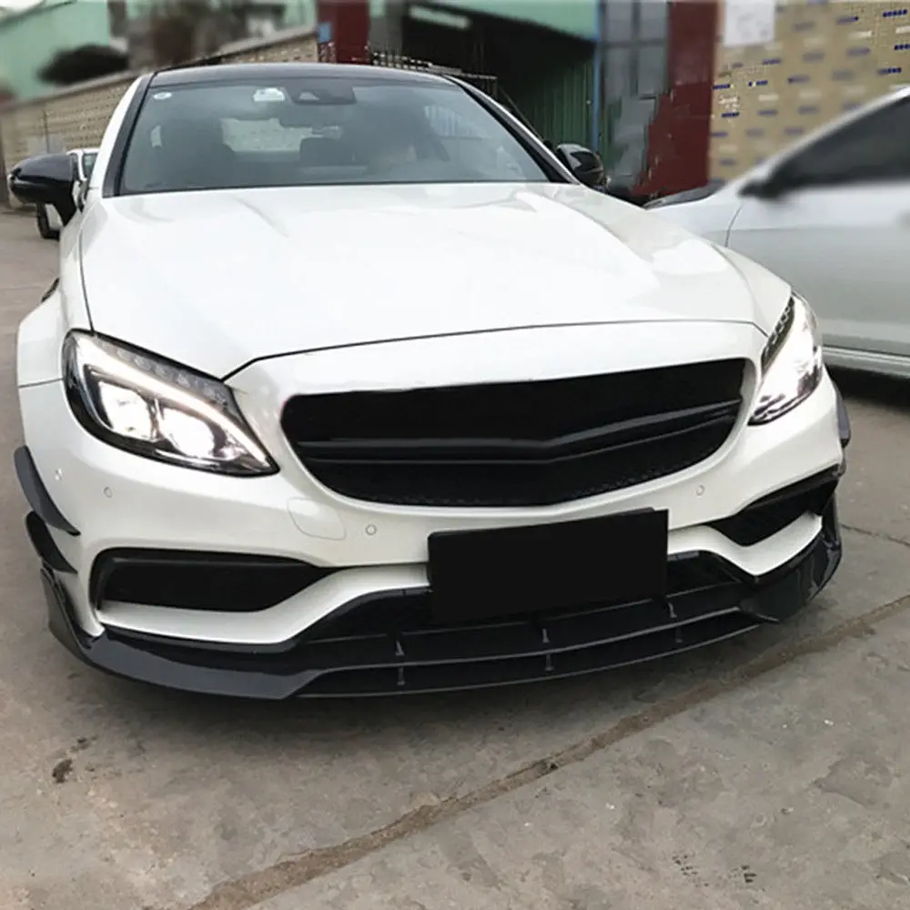 Углеродное волокно передний бампер для benz w205 c63 c63s coupe 2015 up|Обвесы| |