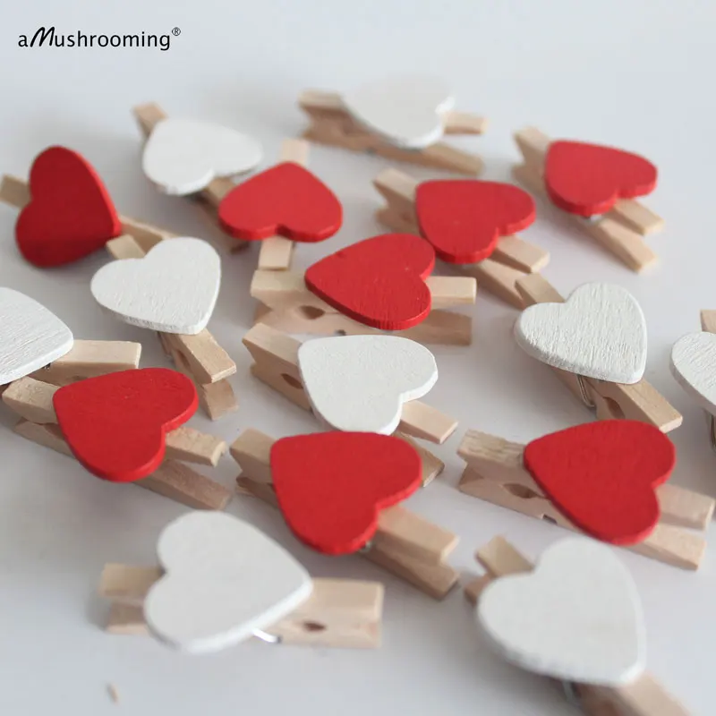 Ручной работы одежда Peg w/розовые сердечки Craft Набор/25 день Святого Валентина потертый шик Винтаж для свадьбы или «нулевого дня рождения» для девочек фото вечерние Декор - Цвет: Прозрачный