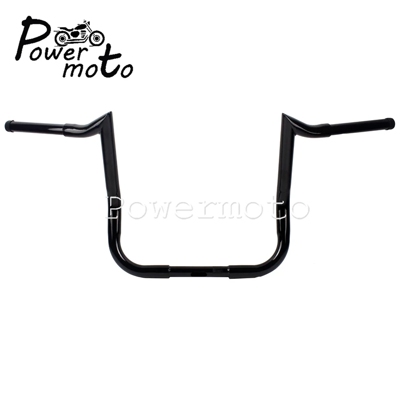3" в ширину 12" 1" 16" Rise Black Batwing обтекатель бар Ape вешалка тяга руль для Harley Touring комоды Baggers Street Glide