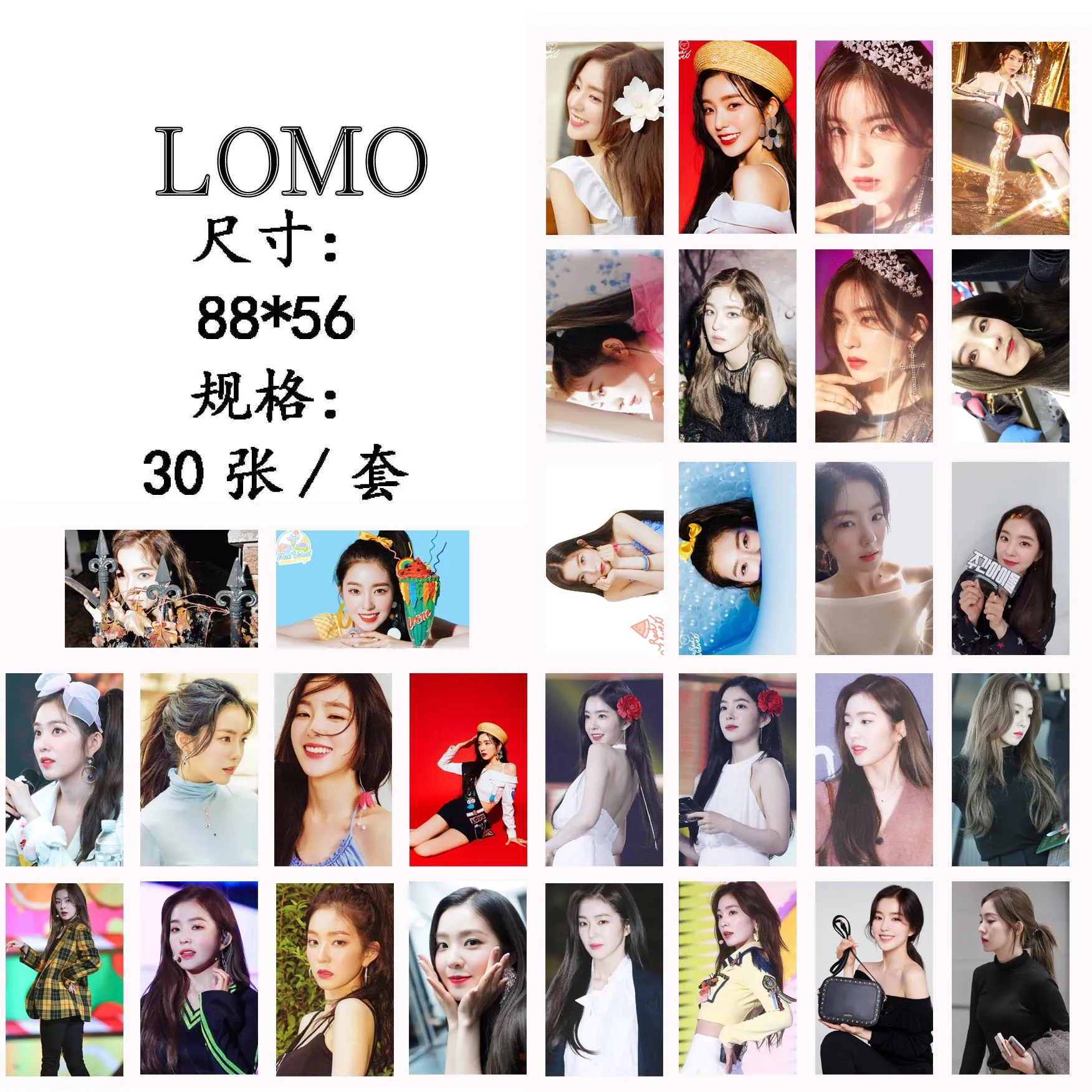 30 шт./компл. KPOP красный бархат девушки RBB RV альбом HD фото карты ПВХ карты самодельные LOMO карты фотокарты