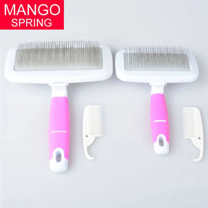 Бесплатная доставка Красный Щенок Кошка щетка для шерсти плетеная Расческа