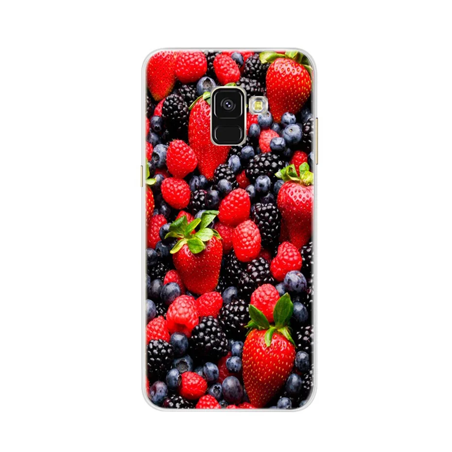 Флуоресцентный зеленый Для samsung Galaxy A8 Чехол samsung A8 Plus A730F силиконовый мягкий ТПУ чехол для телефона для Galaxy A8 A 8 A530 Hoesje - Цвет: Флуоресцентный зеленый