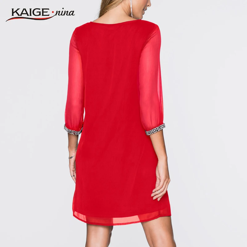 2017 специальное предложение Лидер продаж лоскутное весеннее платье три четверти