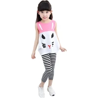 girls summer kids 2020 korean version new sleeveless two piece suit baby girl clothes
