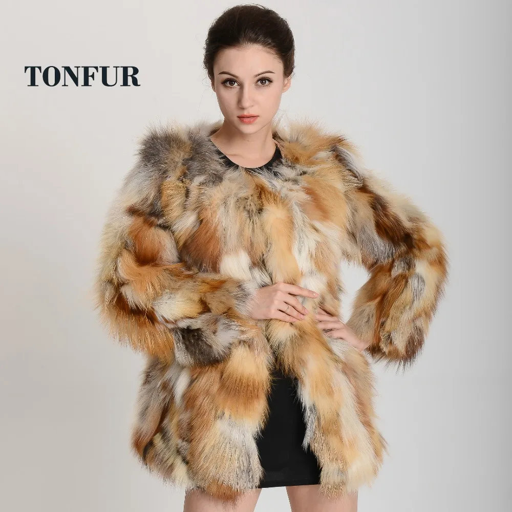 Женские туфли-лодочки из натуральной натуральный красный лисий мех пальто