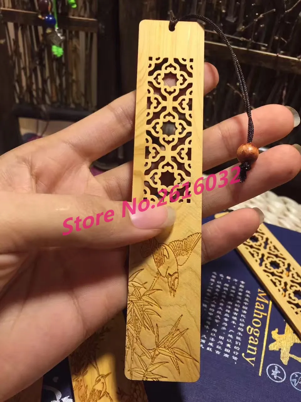 Wood engraving bookmarks birds flowers grass thin slices of wood desktop home decorations ornaments. | Дом и сад