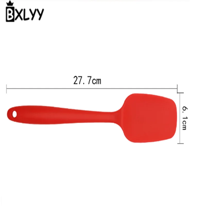 BXLYY большой силиконовый нож, лопатка для торта, ложка для крема, кухонные аксессуары для выпечки, скребок для масла, гаджет, вечерние принадлежности для выпечки. 8