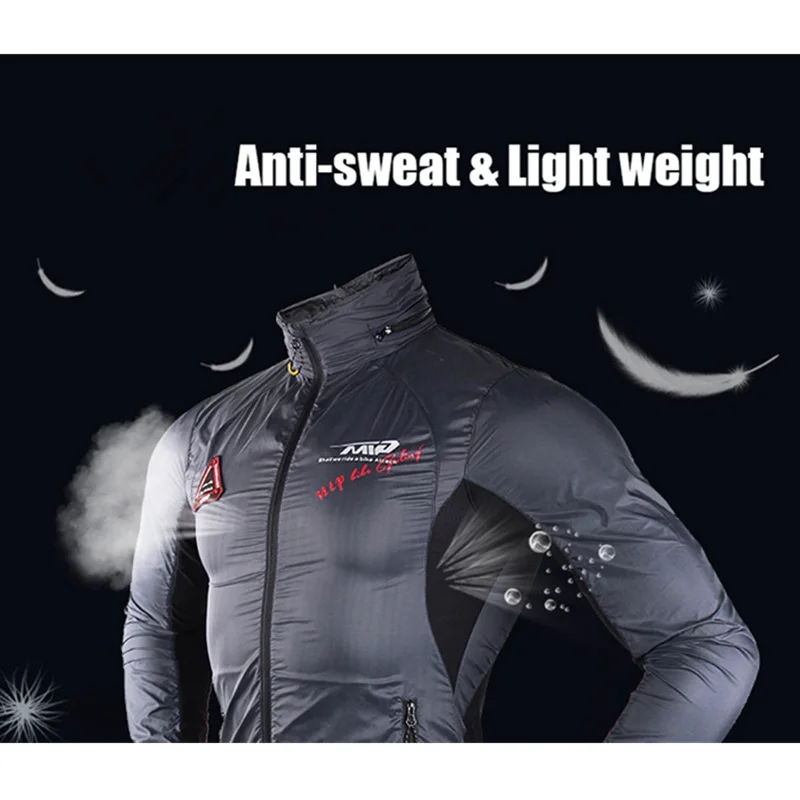 Reflective Waterproof Cycling Jacket Men Women Windproof MTB Bicycle Rain Jacket Breathable Outdoor Sport Nylon Running Raincoat