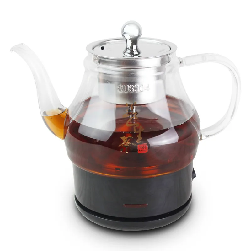 

Electric kettle Black tea boiled machine automatic glass curing pot steaming electrothermal steam we electric cooking