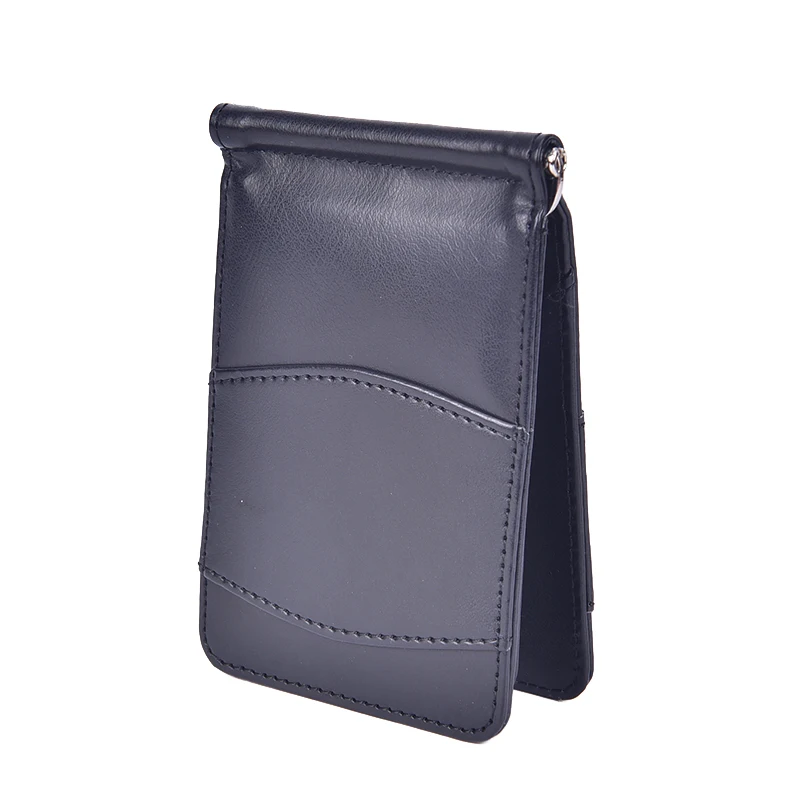 

Men's Leather Bifold Wallet Coin Purse ID Credit Card Holder Short Money Clip