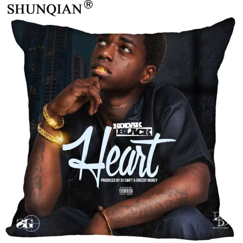 

Hot Sale Custom Kodak Black Pillowcase 40x40cm 45x45cm 60x60cm(Two Sides) dakimakura Home Hot Pillow Cases