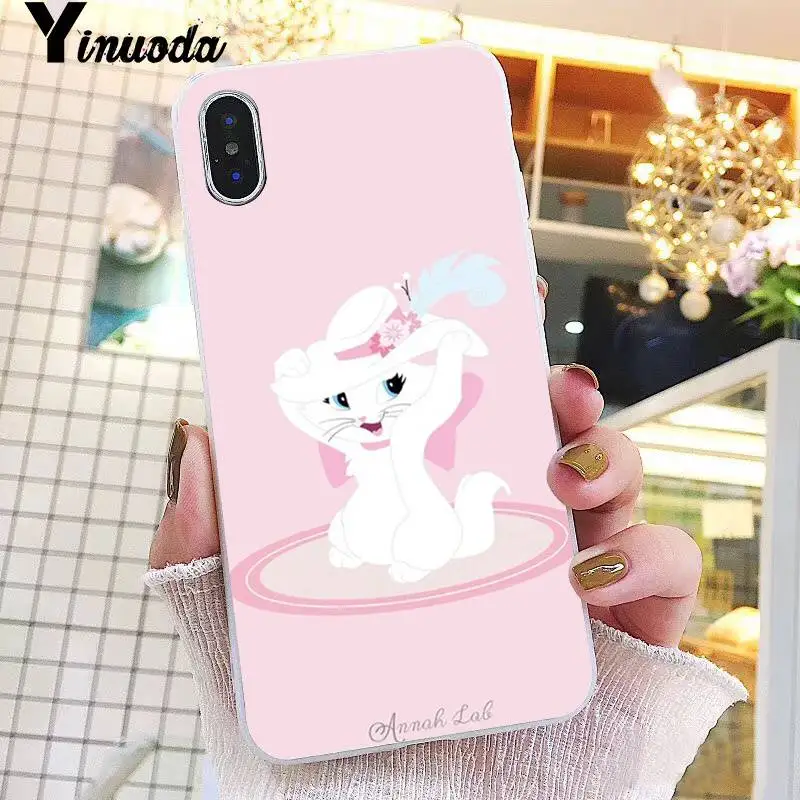 Yinuoda pet dog marie cat мультфильм прекрасное покрытие чехол для телефона iPhone 6S 6plus 7 7plus 8